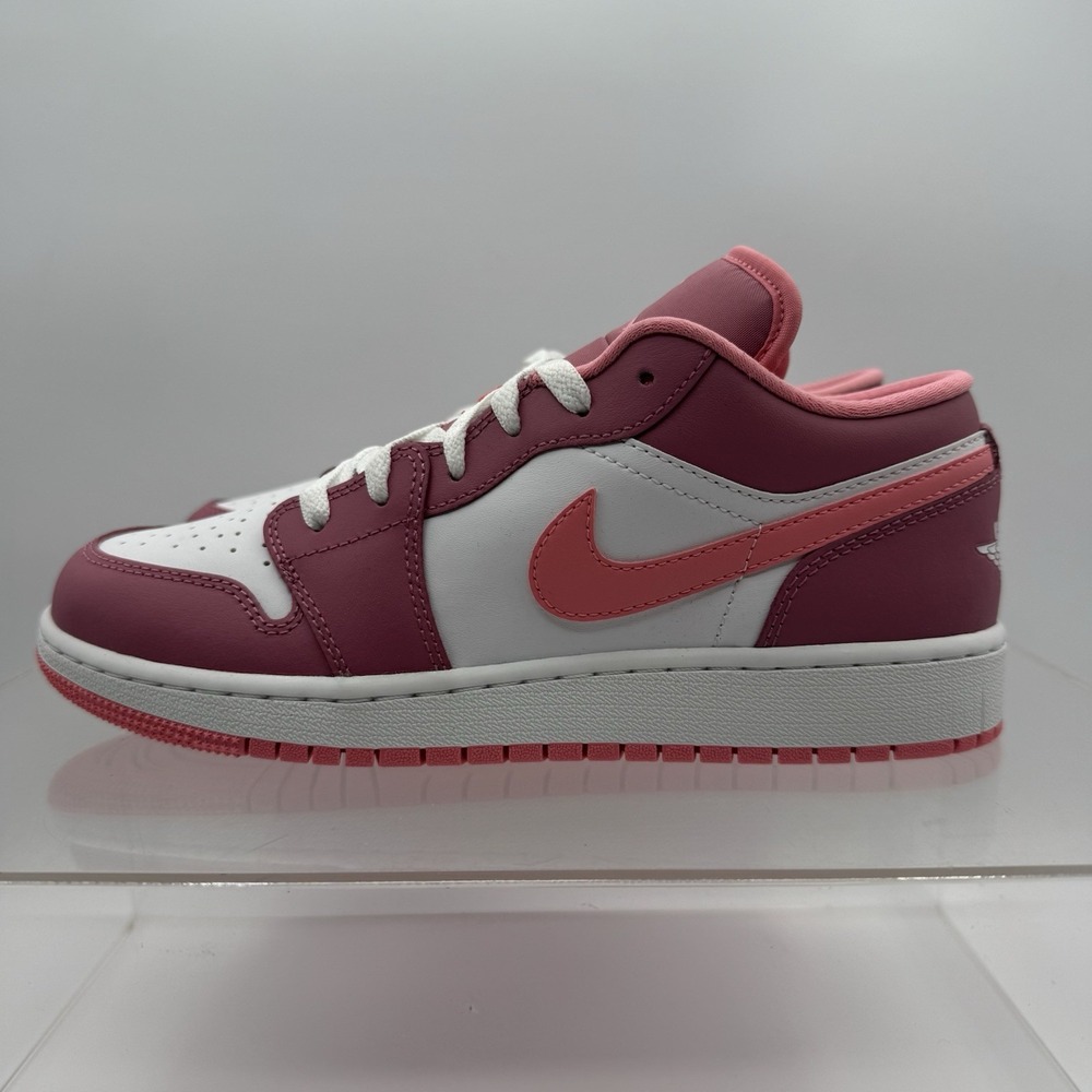 Brand New Nike Air Jordan 1 Low GS Desert Berry Coral 553560-616 Size 6Y Youth